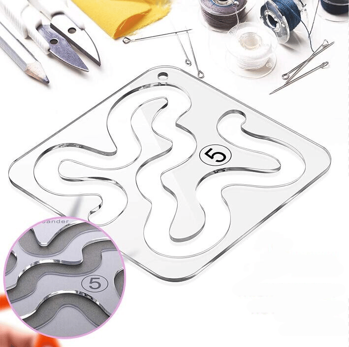 Free-Motion Garment Ruler Set(11 PCS)