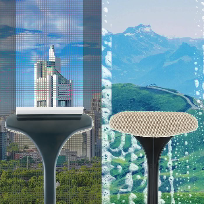 2 In 1 Screen Window Cleaning Brush