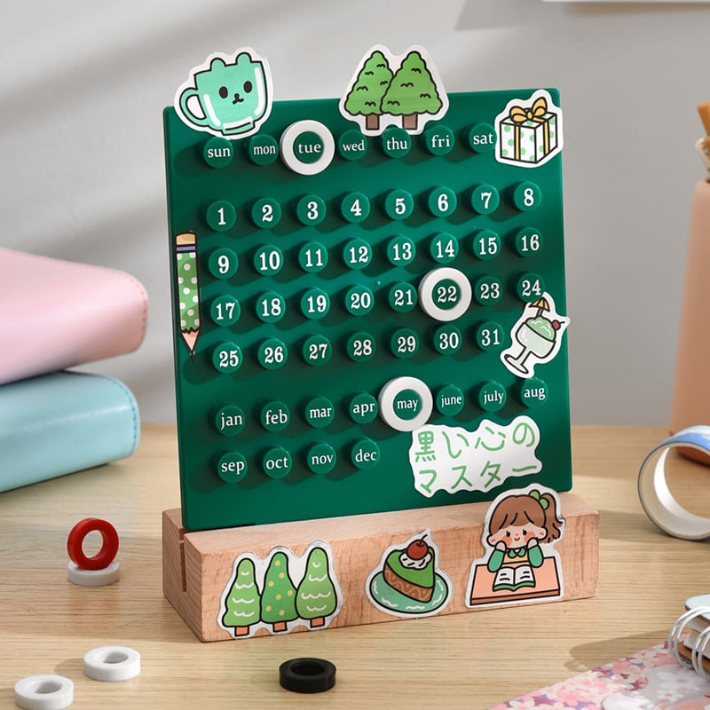 Manual diy loop calendar