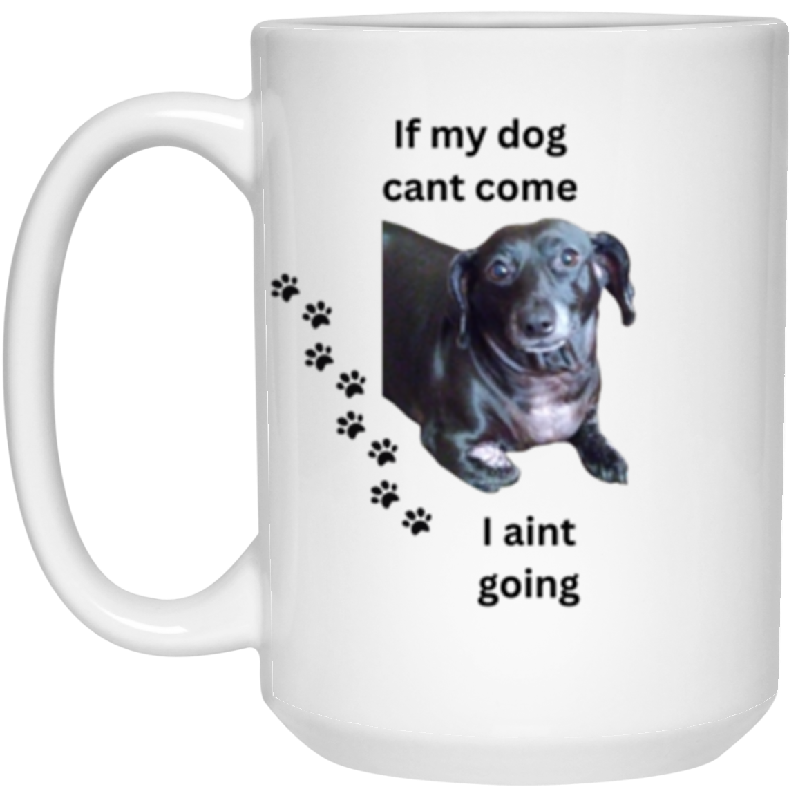 Pepper & Peanut 15oz White Mug