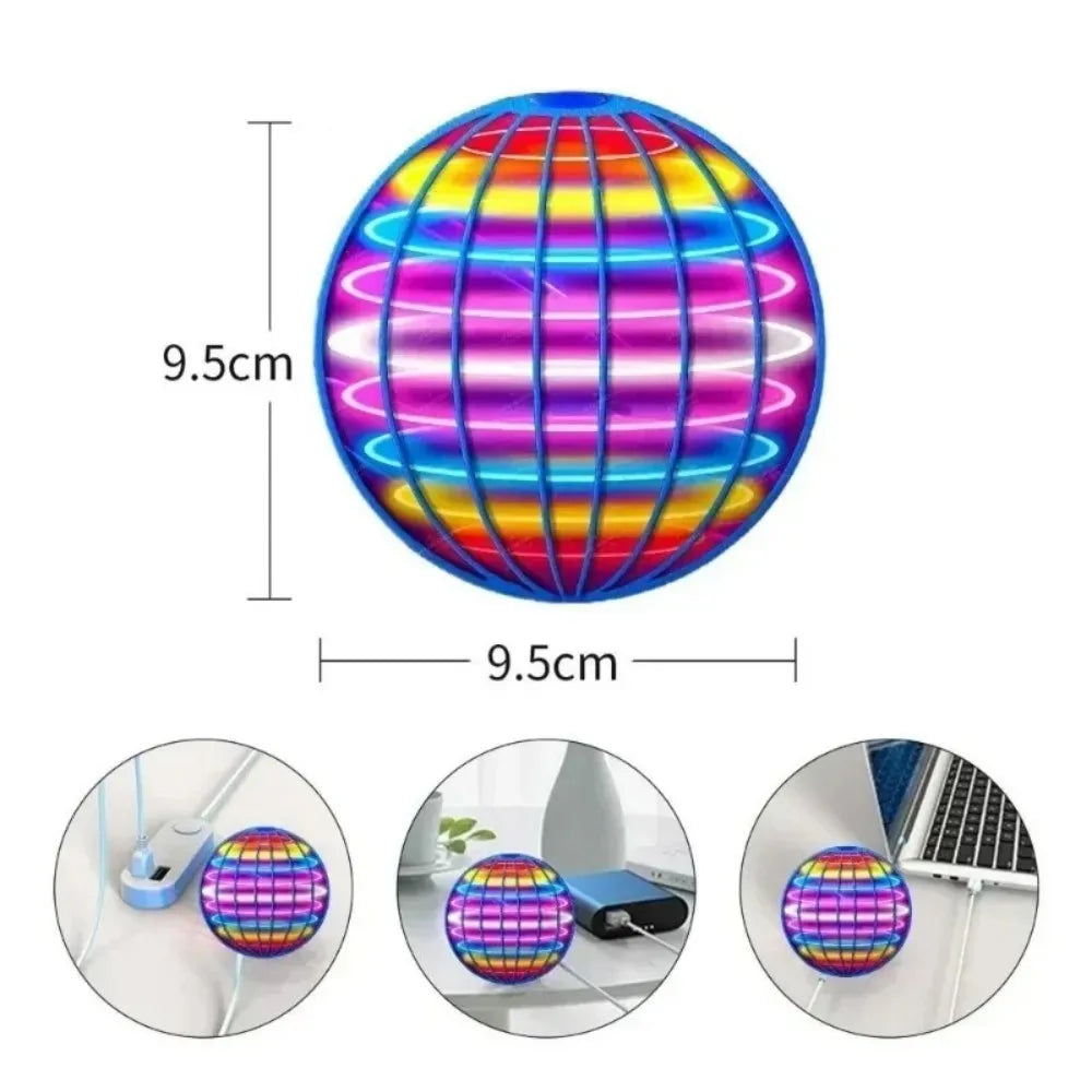 Flying Ball Boomerang Spinner Toys Hand Control Drone 360° Rotating