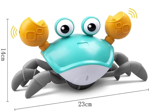 Crawling Crab- Helps with Tummy Time