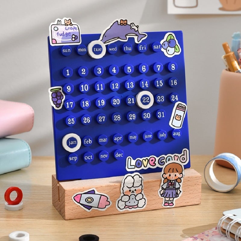 Manual diy loop calendar