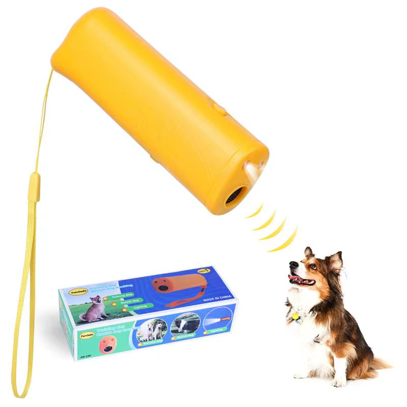 Pet Dog Ultrasonic Chaser Animal Attacks Repeller Flashlight Dog anti Barking Stop Aggressive Repeller Training Tool