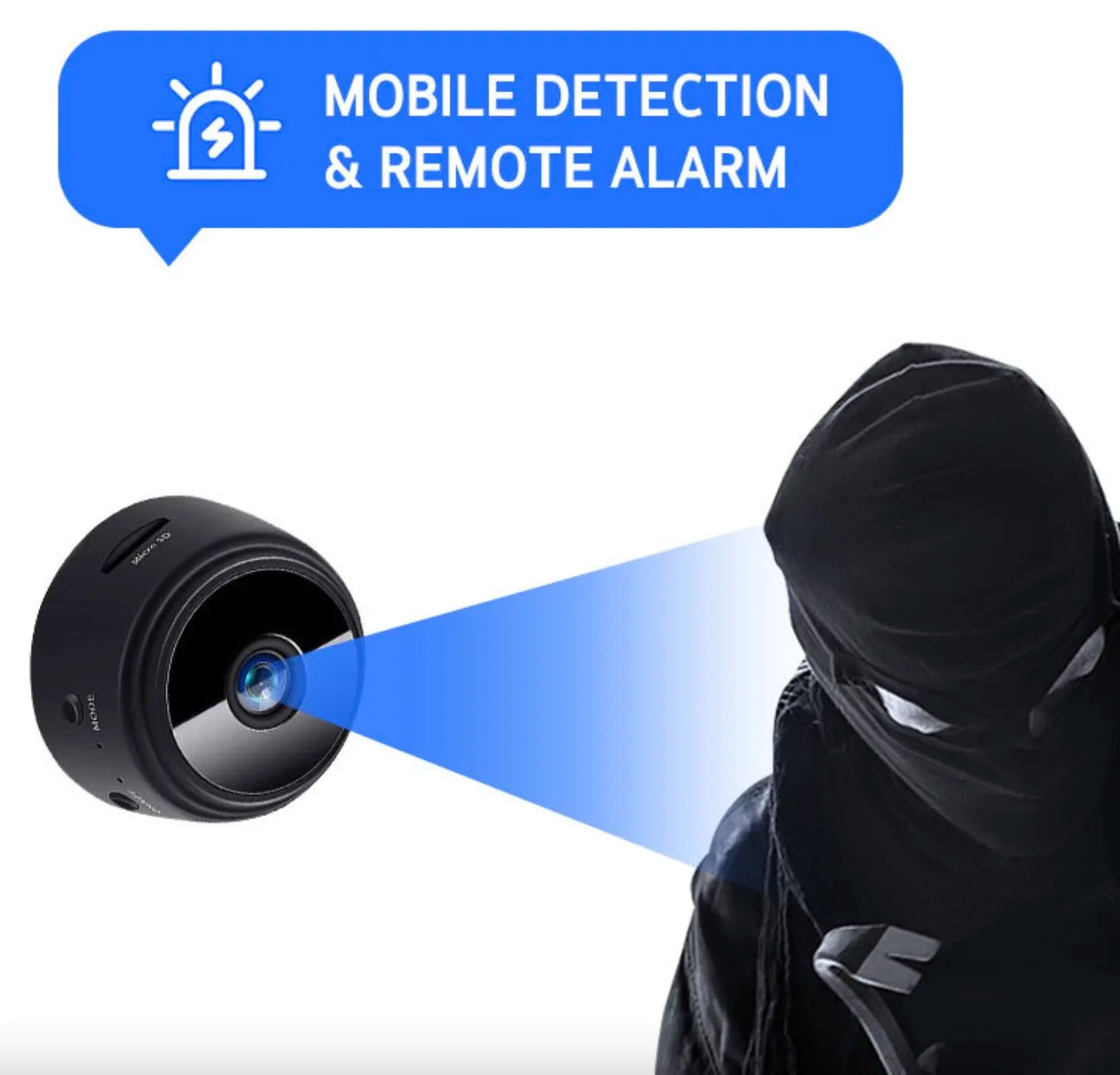 Mini WiFi HD Camera for Home Security with Night Vision