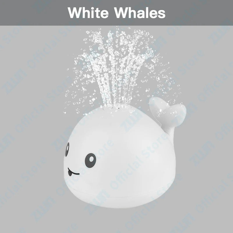 Whale Light Sprinkler Bath Toy