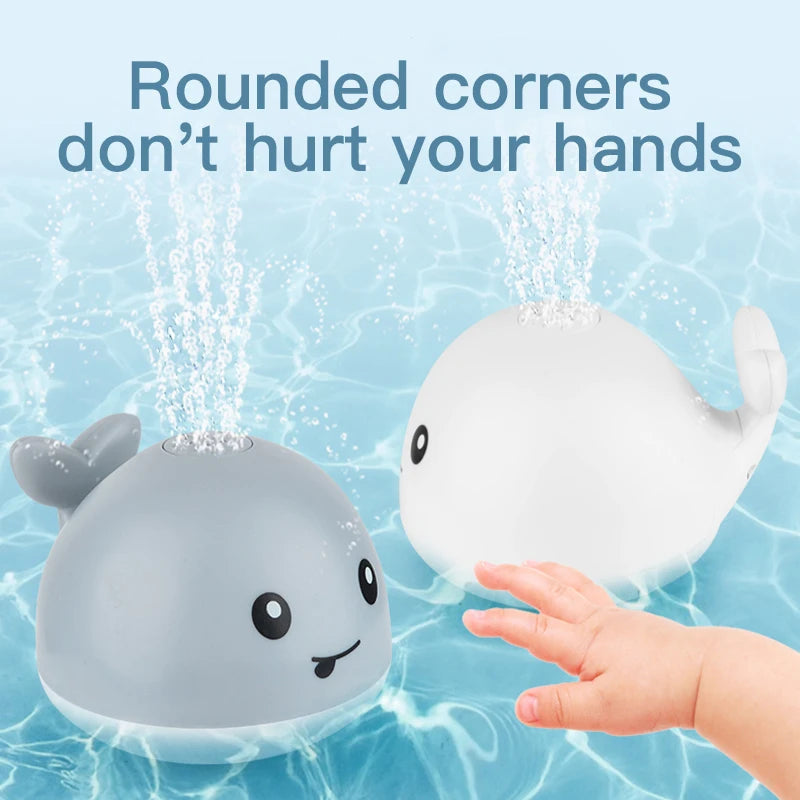Whale Light Sprinkler Bath Toy