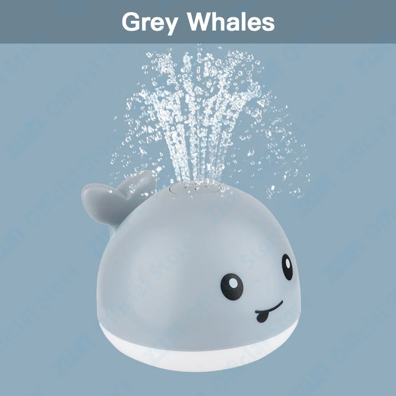 Whale Light Sprinkler Bath Toy