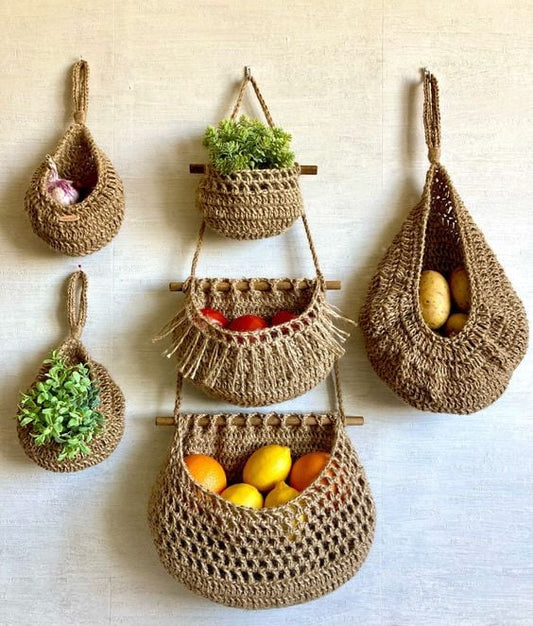 Hanging Wall Vegetable Fruit Baskets