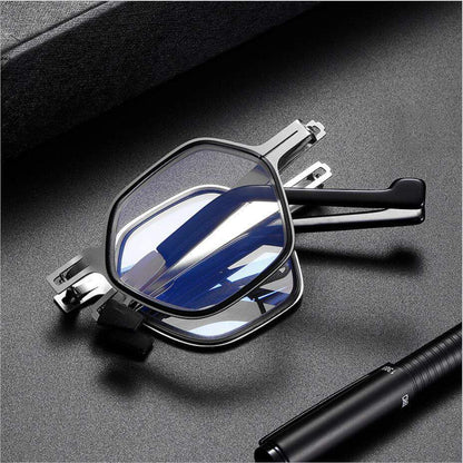 Ultralight Titanium Screwless Foldable Glasses Reading Glasses