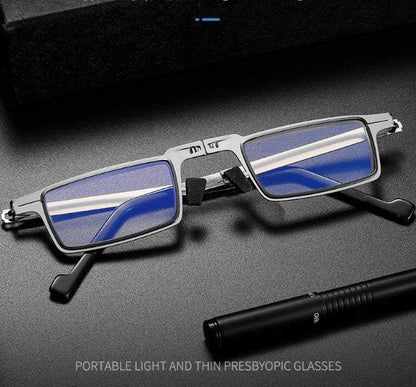 Ultralight Titanium Screwless Foldable Glasses Reading Glasses