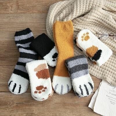 Cute Cat Cotton Socks