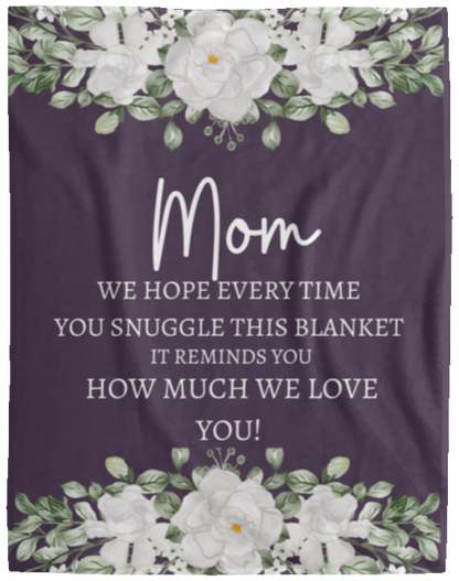 MOM FLOWER BLANKET | MOTHER'S DAY GIFT