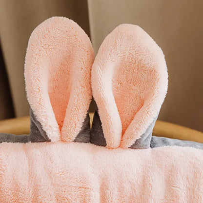 1pc Rabbit Ear Shaped Cushion Office Seat Backrest Thickened Plush Seat Cushion Super Soft Decoration Home