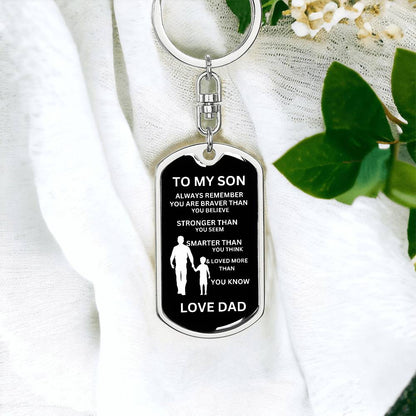 TO MY SON | DOG TAG