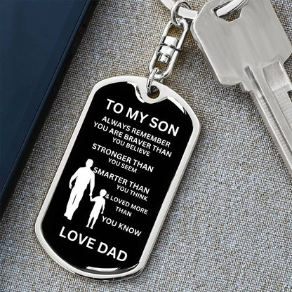 TO MY SON | DOG TAG