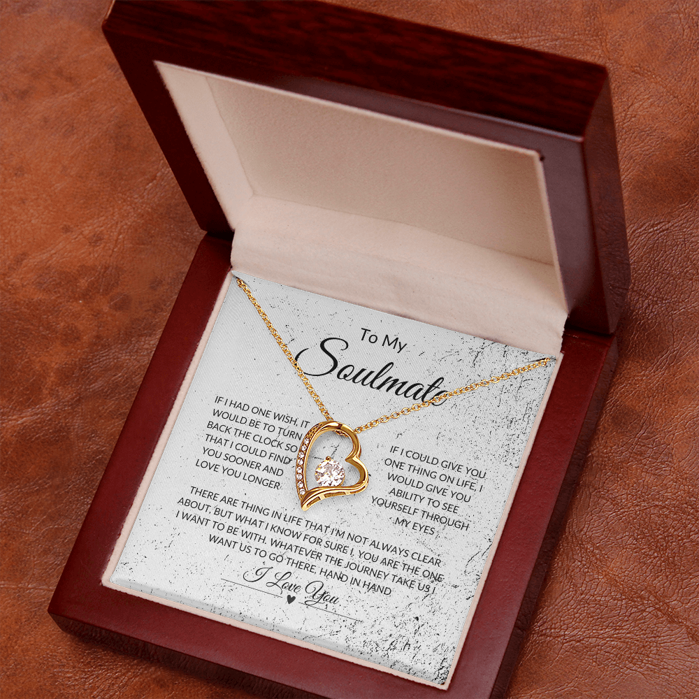 To My Soulmate | Forever Love Necklace