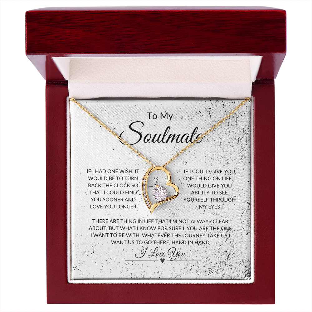 To My Soulmate | Forever Love Necklace