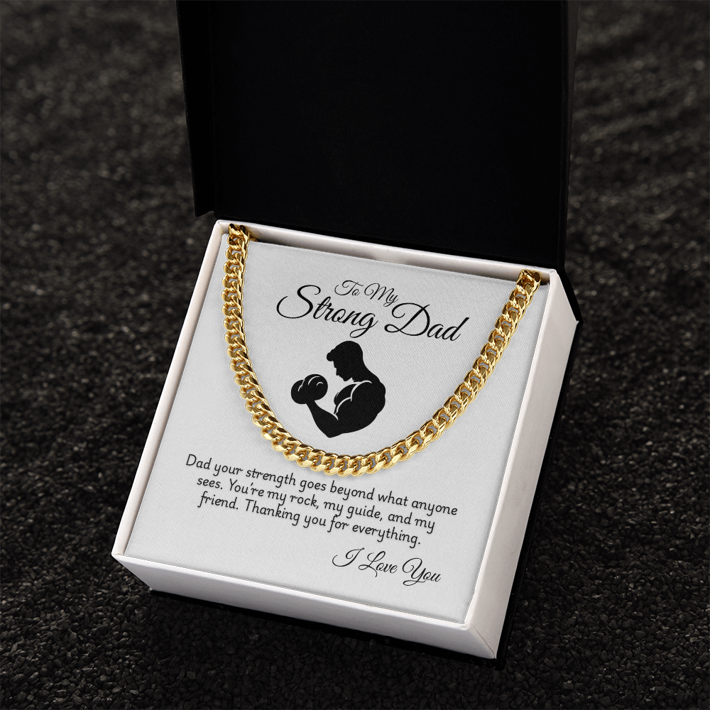 Cuban Link Chain Necklace for Men & Women – Gold/Silver Plated, Durable & Stylish Jewelry Gift