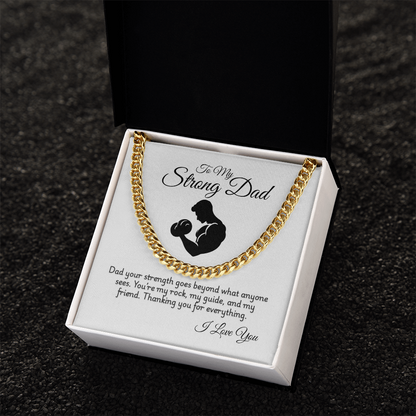 Cuban Link Chain Necklace for Men & Women – Gold/Silver Plated, Durable & Stylish Jewelry Gift