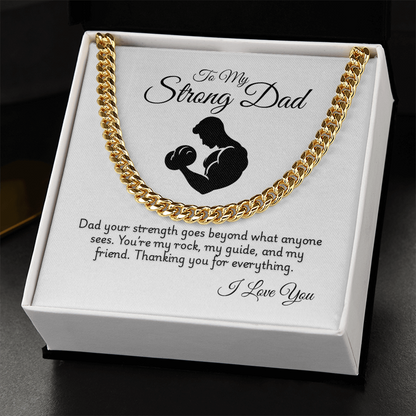 Cuban Link Chain Necklace for Men & Women – Gold/Silver Plated, Durable & Stylish Jewelry Gift