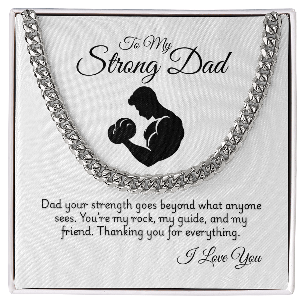 Cuban Link Chain Necklace for Men & Women – Gold/Silver Plated, Durable & Stylish Jewelry Gift