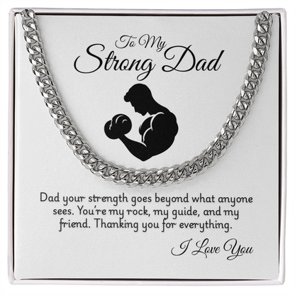 Cuban Link Chain Necklace for Men & Women – Gold/Silver Plated, Durable & Stylish Jewelry Gift