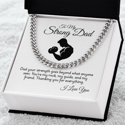 Cuban Link Chain Necklace for Men & Women – Gold/Silver Plated, Durable & Stylish Jewelry Gift