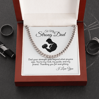 Cuban Link Chain Necklace for Men & Women – Gold/Silver Plated, Durable & Stylish Jewelry Gift