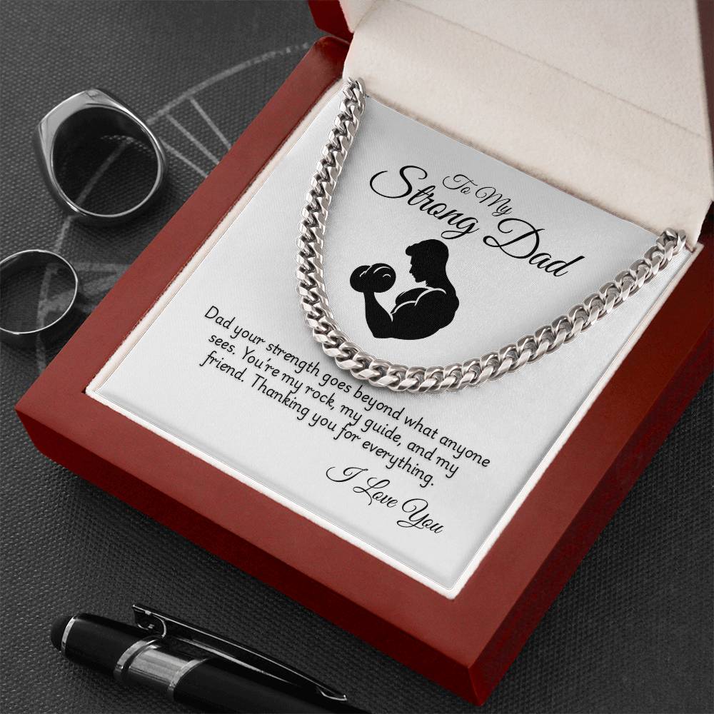 Cuban Link Chain Necklace for Men & Women – Gold/Silver Plated, Durable & Stylish Jewelry Gift