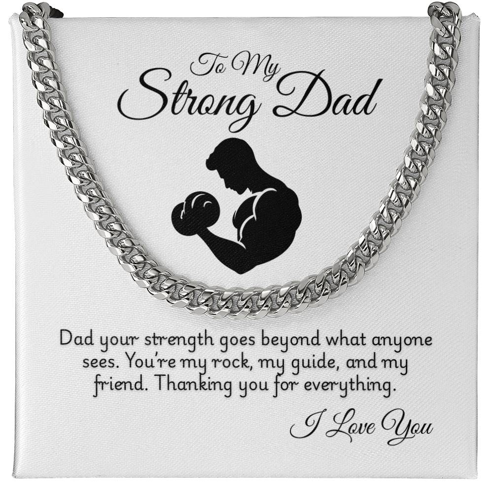 Cuban Link Chain Necklace for Men & Women – Gold/Silver Plated, Durable & Stylish Jewelry Gift