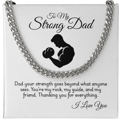 Cuban Link Chain Necklace for Men & Women – Gold/Silver Plated, Durable & Stylish Jewelry Gift