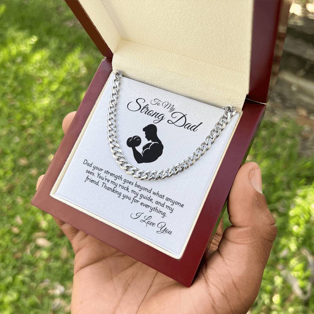 Cuban Link Chain Necklace for Men & Women – Gold/Silver Plated, Durable & Stylish Jewelry Gift