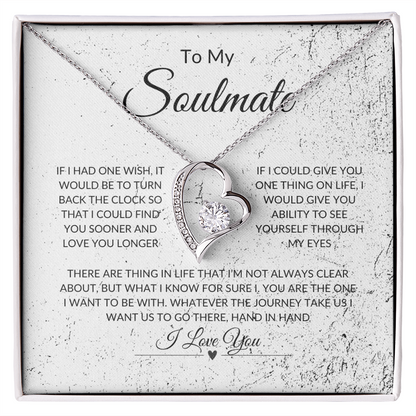 To My Soulmate | Forever Love Necklace