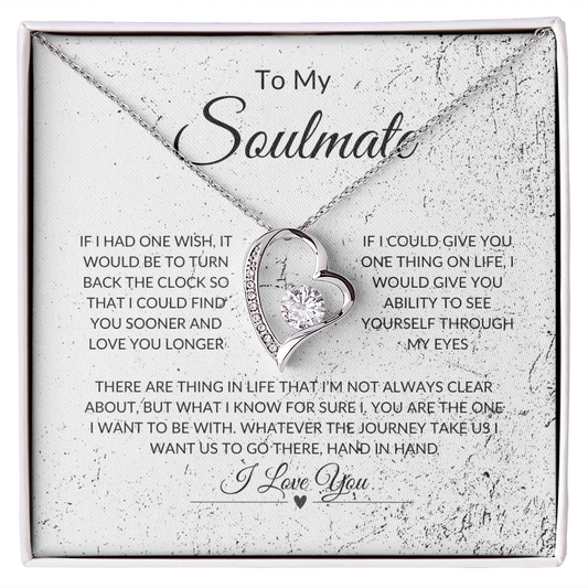 To My Soulmate | Forever Love Necklace