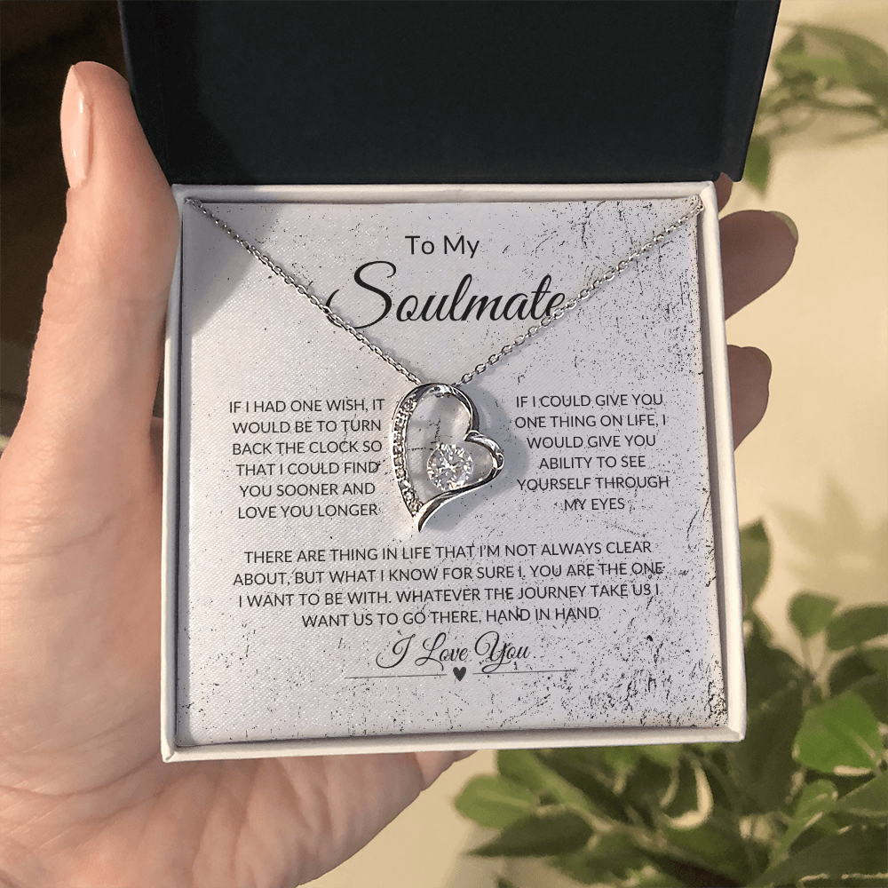 To My Soulmate | Forever Love Necklace