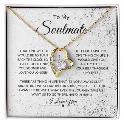 To My Soulmate | Forever Love Necklace
