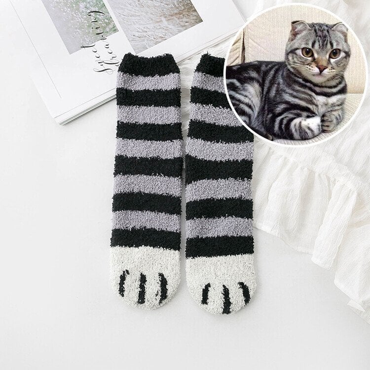 Cute Cat Cotton Socks