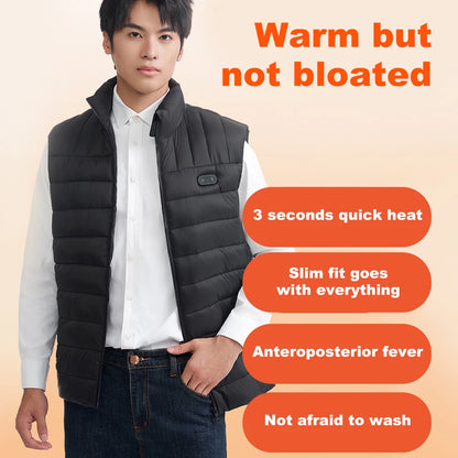 🔥 Rapid Warmth™ Heated Sports Vest – Rechargeable Electric Warming Vest for Outdoor Activities, Hiking & Winter Sports