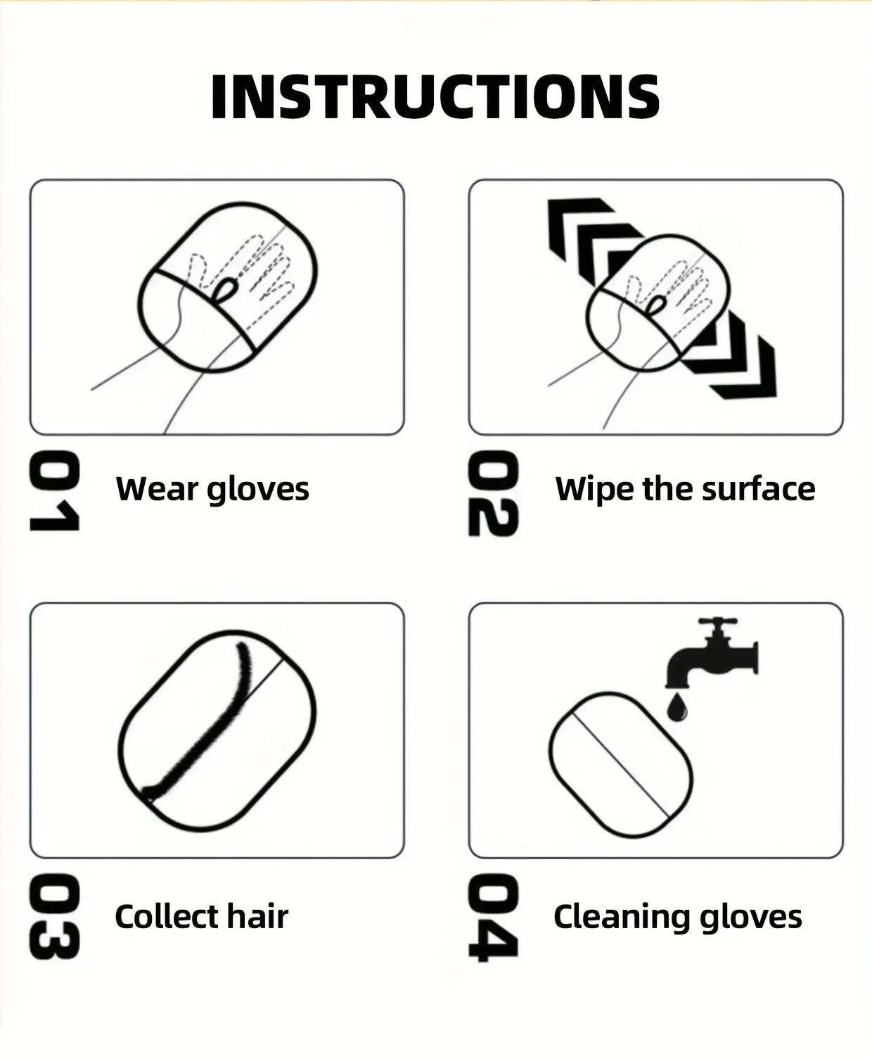 FurEase Pet Hair Remover  Glove