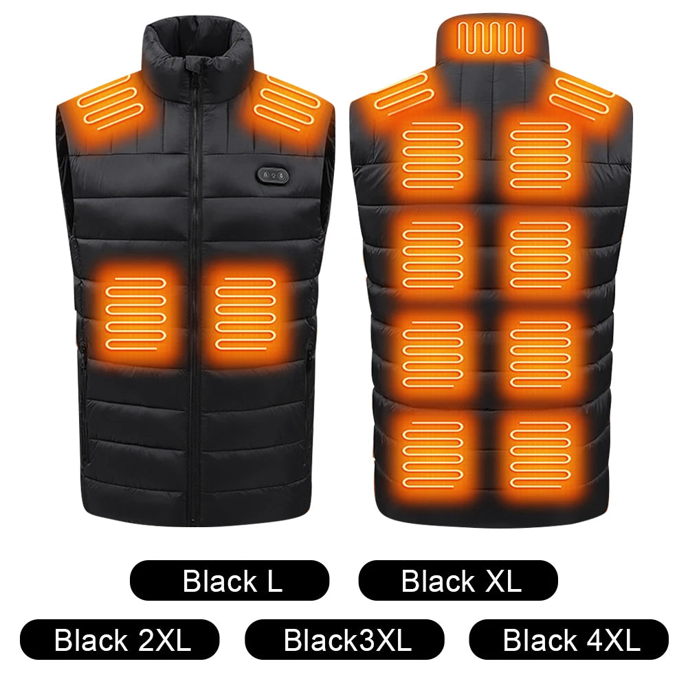 🔥 Rapid Warmth™ Heated Sports Vest – Rechargeable Electric Warming Vest for Outdoor Activities, Hiking & Winter Sports
