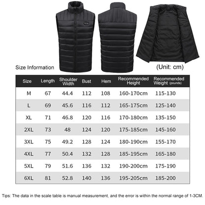 🔥 Rapid Warmth™ Heated Sports Vest – Rechargeable Electric Warming Vest for Outdoor Activities, Hiking & Winter Sports