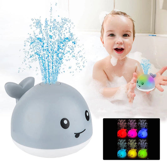 Whale Light Sprinkler Bath Toy