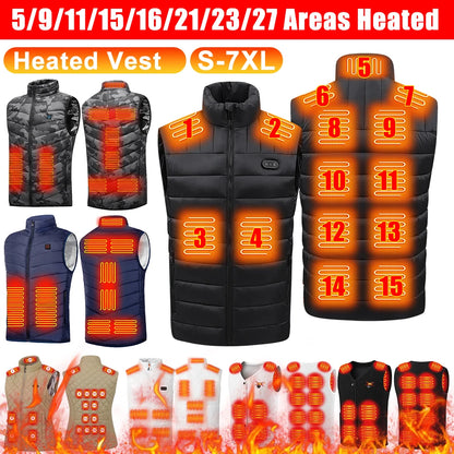 🔥 Rapid Warmth™ Heated Sports Vest – Rechargeable Electric Warming Vest for Outdoor Activities, Hiking & Winter Sports