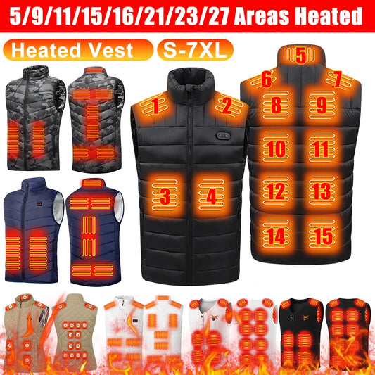 🔥 Rapid Warmth™ Heated Sports Vest – Rechargeable Electric Warming Vest for Outdoor Activities, Hiking & Winter Sports