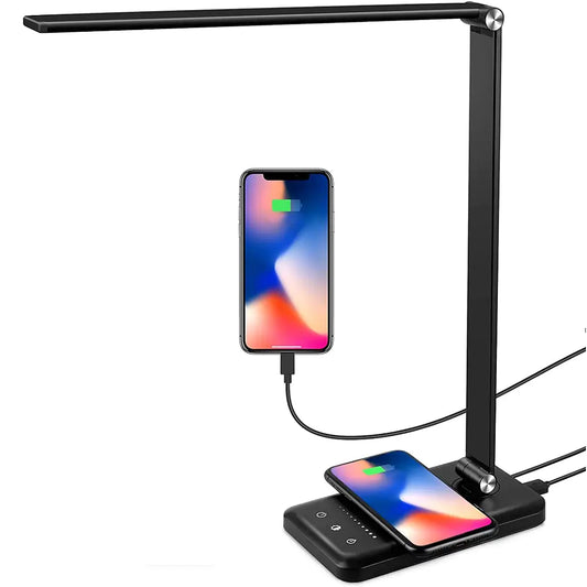 LED Desk Lamp With Wireless Charger